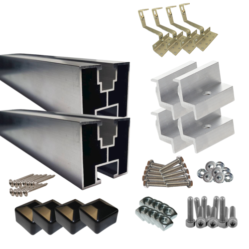 Konstrukcja pod panele fotowoltaiczne dachówka