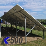 Konstrukcja fotowoltaiczna na gruncie 10 paneli