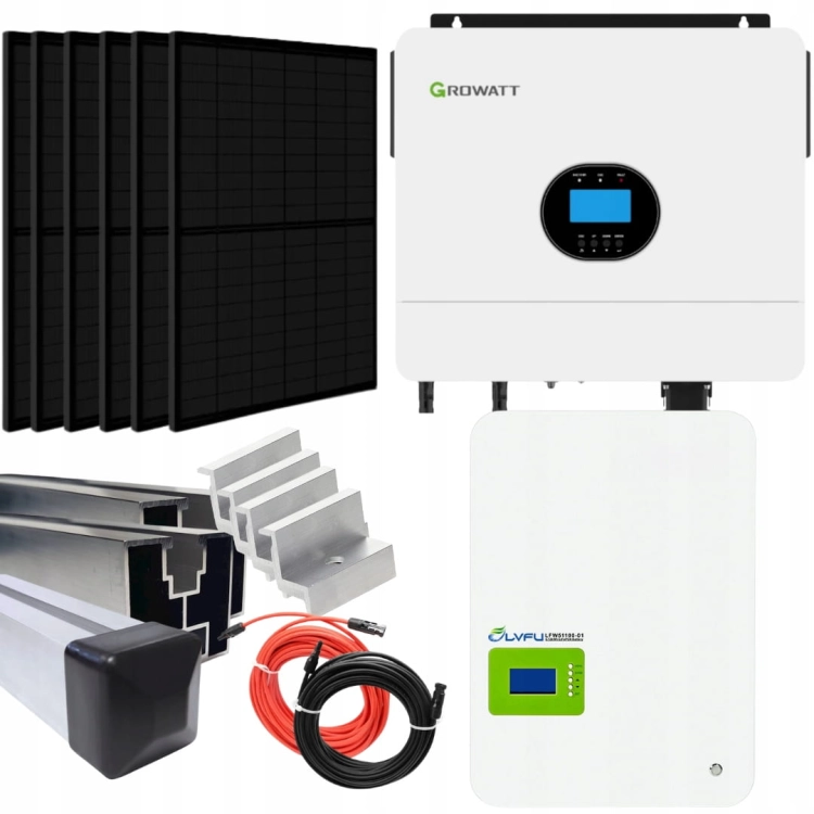 Zestaw Solarny Offgrid z magazynem 5 kWh