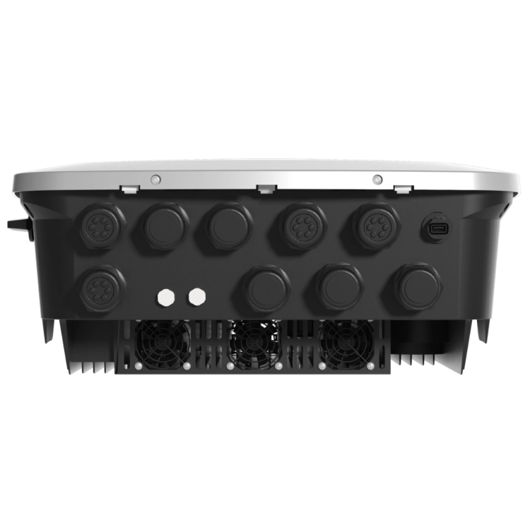 Przyłącza DC i AC – niskonapięciowy falownik z 4 niezależnymi MPPT Hoymiles HIT-12L-G3