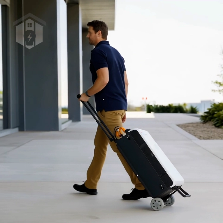 Mobilny powerbank 5 kWh z falownikiem offgrid