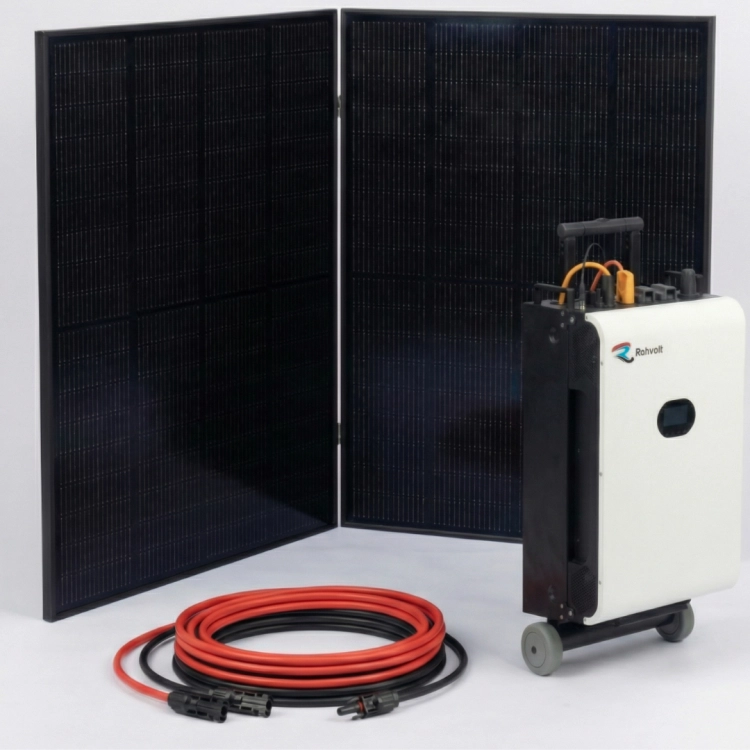 Przenośny magazyn energii 5,12 kWh z panelami