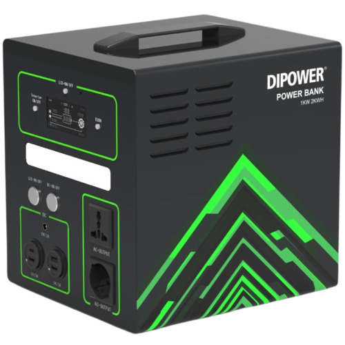 DiPower przenośny powerbank 2 kWh i mocy 1 kW