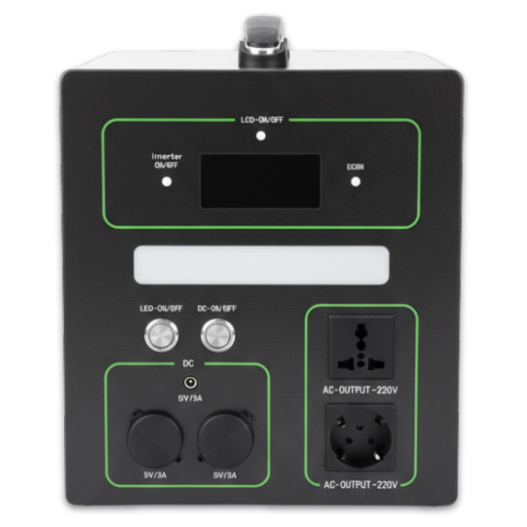 DiPower stacja zasilania o mocy do 1300W – gniazda AC 230V, porty USB i DC, wyświetlacz LCD