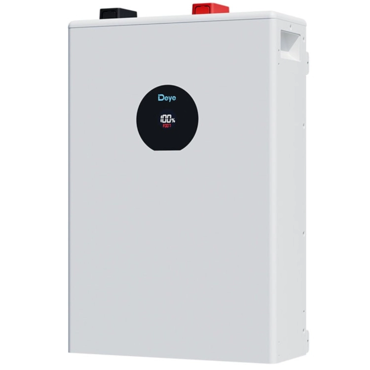 Bateria Deye SE-F5 Pro-C 5,12 kWh – widok trzy czwarte, obudowa do montażu ściennego