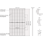 Astroenergy 515W - wymiary modulu 1961x1134x30 mm i profile ramy