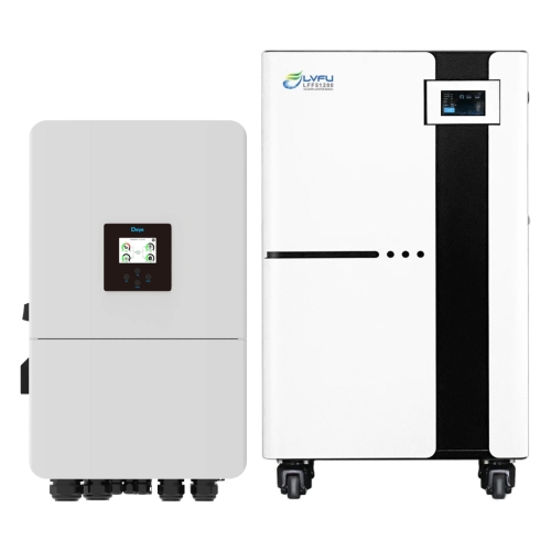 Zestaw falownik Deye 20 kW SUN-20K-SG05LP3 i magazyn energii LVFU 14,34 kWh na kółkach