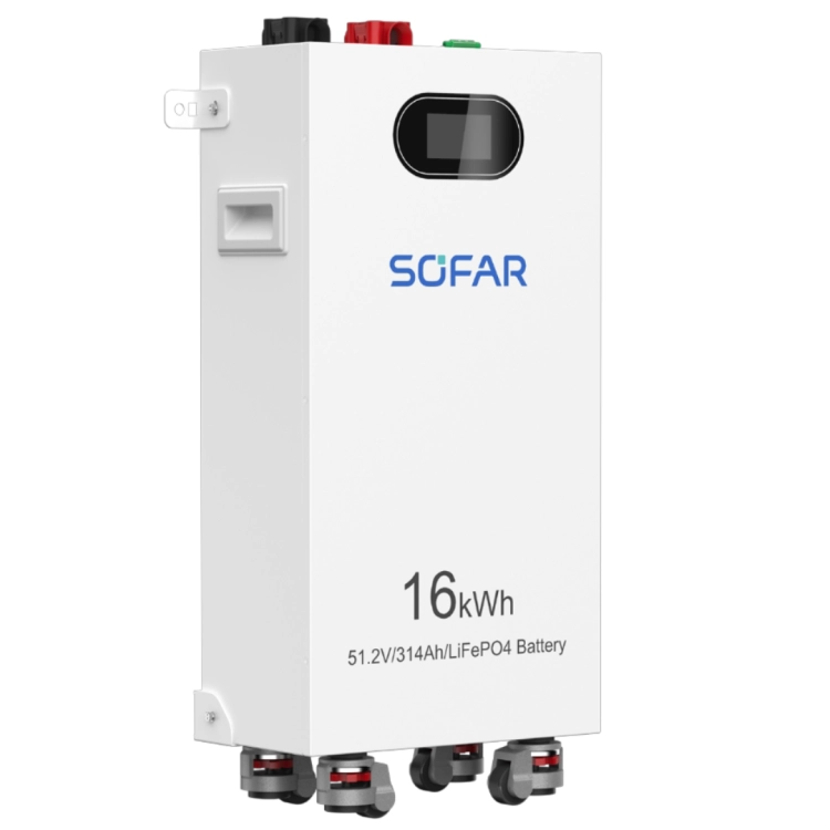 Bateria Sofar 16 kWh 51,2 V 314 Ah z wyświetlaczem
