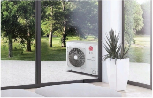 POMPA CIEPŁA Powietrzna MONOBLOK LG 9 kW HM091MR